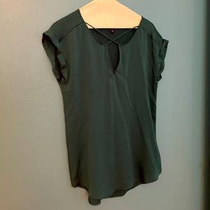 Express dress shirt green